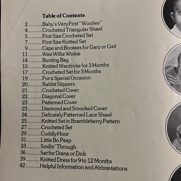 Beehive for Bairns 23 Designs to Knit and Crochet  Vintage Pattern Book - Picture 3 of 5